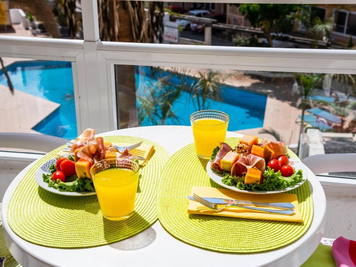 302 Modern, Light, Comfortable Studio With Swimming Pool Playa de las Americas  Exterior photo